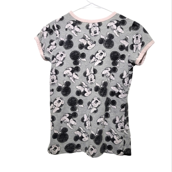 Disney Minnie Mouse All Over Print Graphic T-Shirt Large (14) - Picture 2 of 3